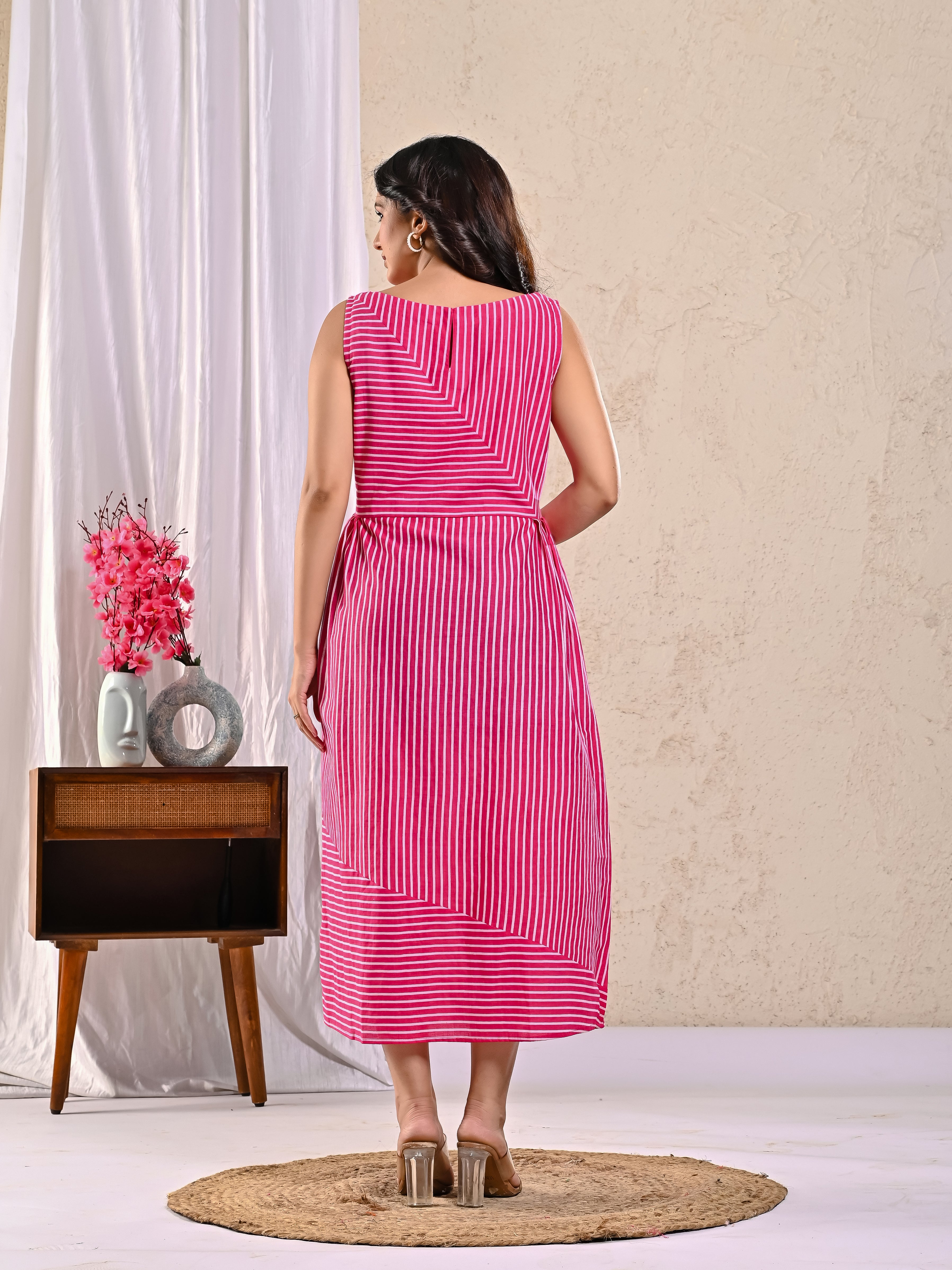 Pink A-Line or Skater Dress