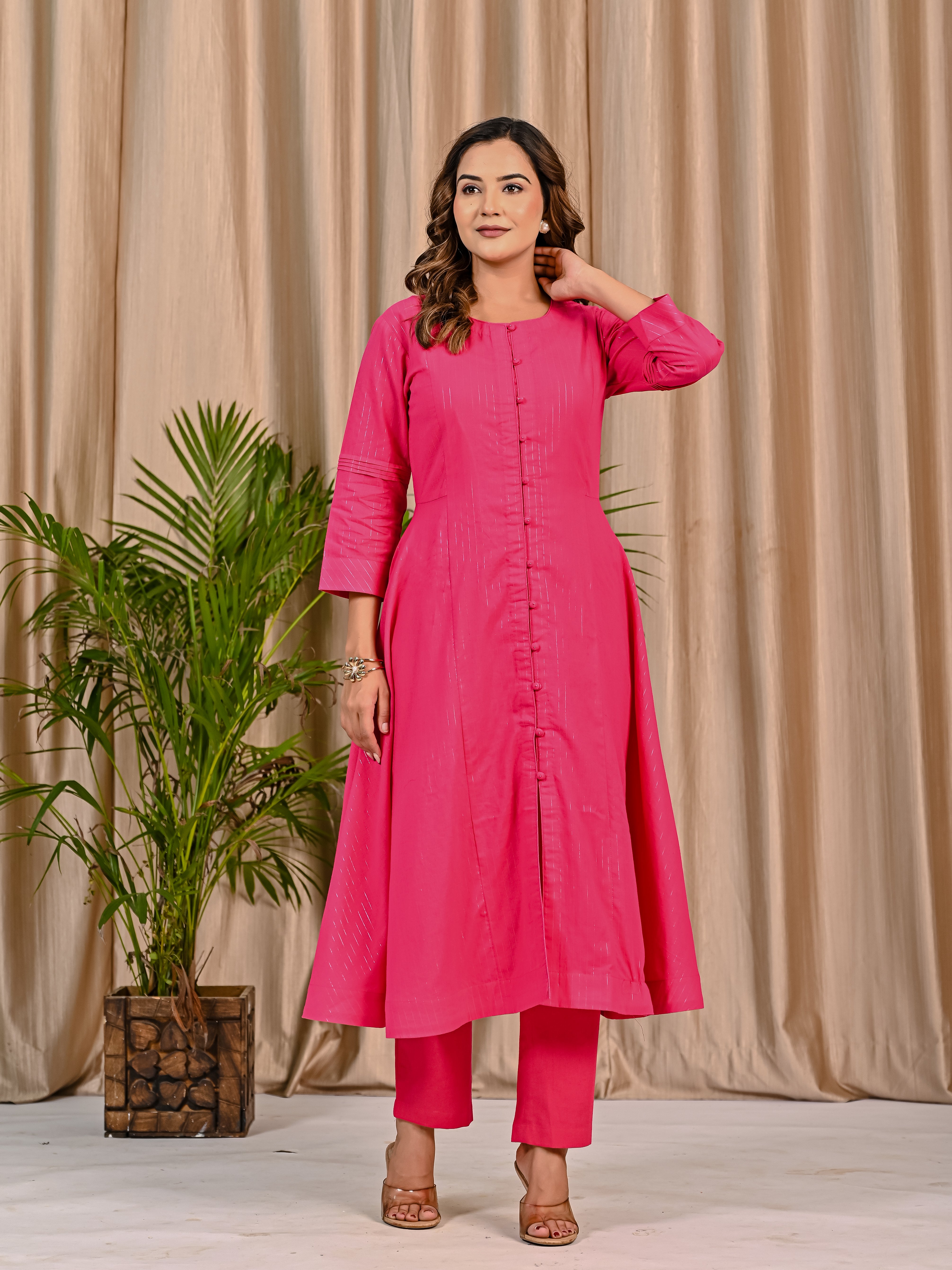 Pink Kurta Set