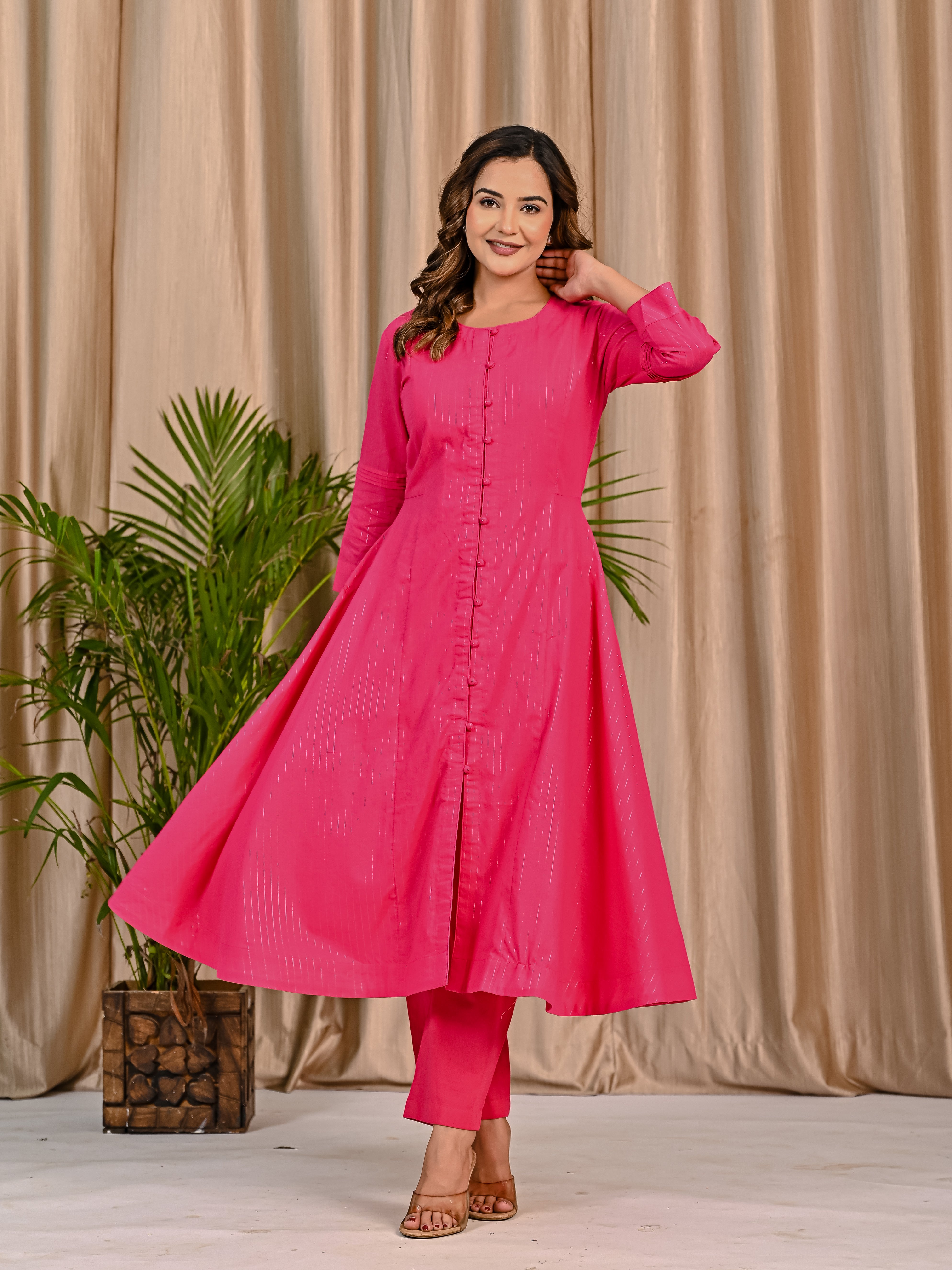 Pink Kurta Set