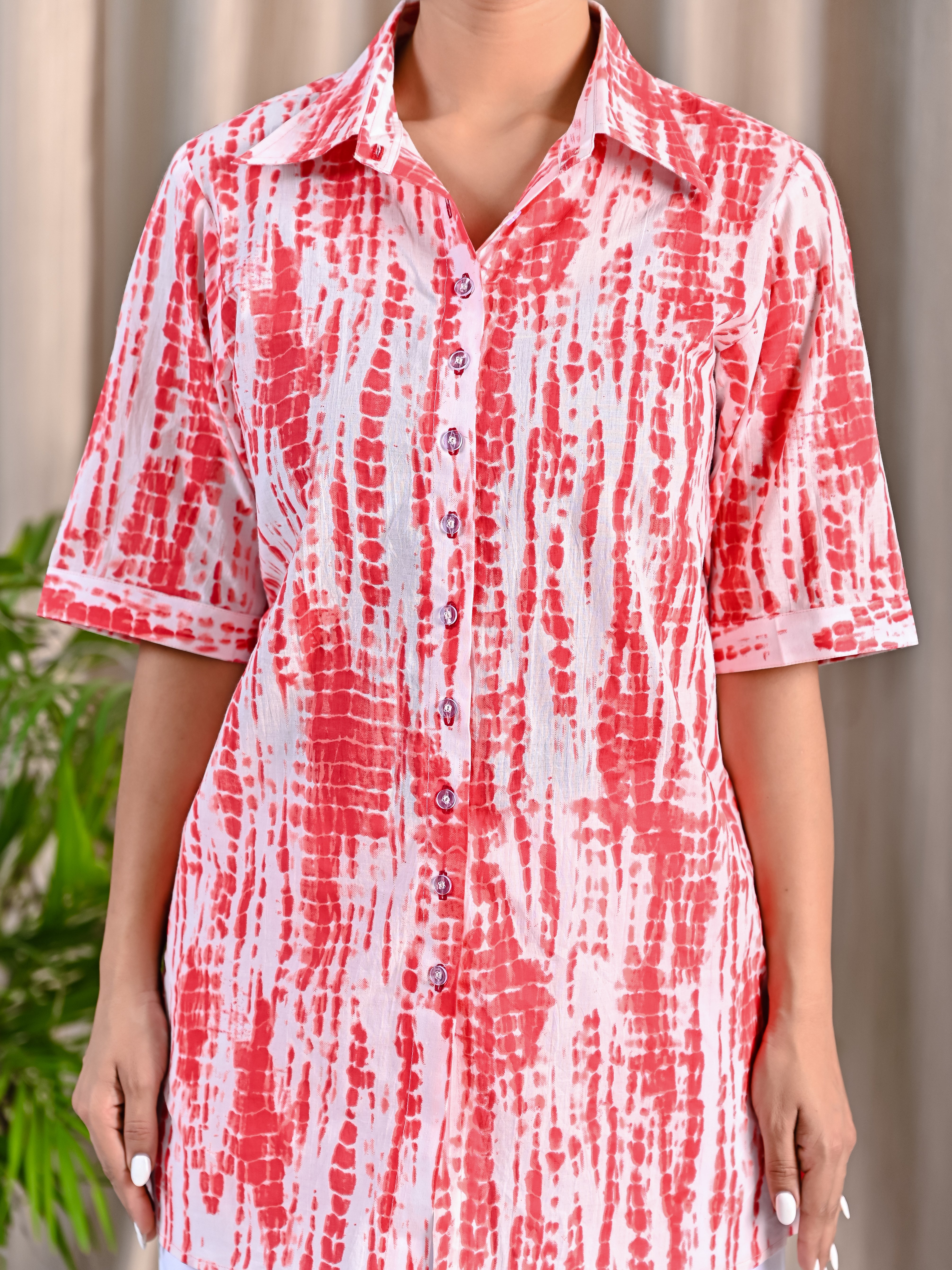 Cotton Red and White Combo