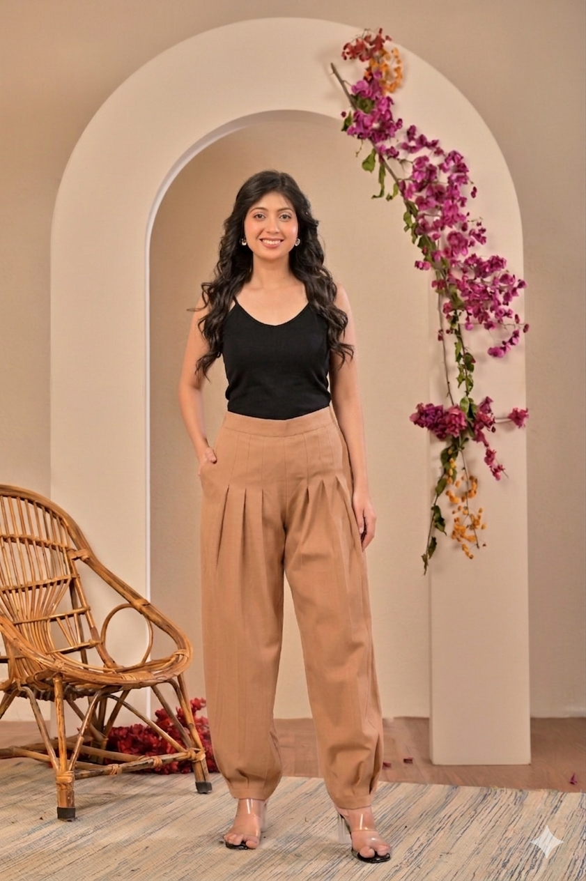 Harem Pants - Beige
