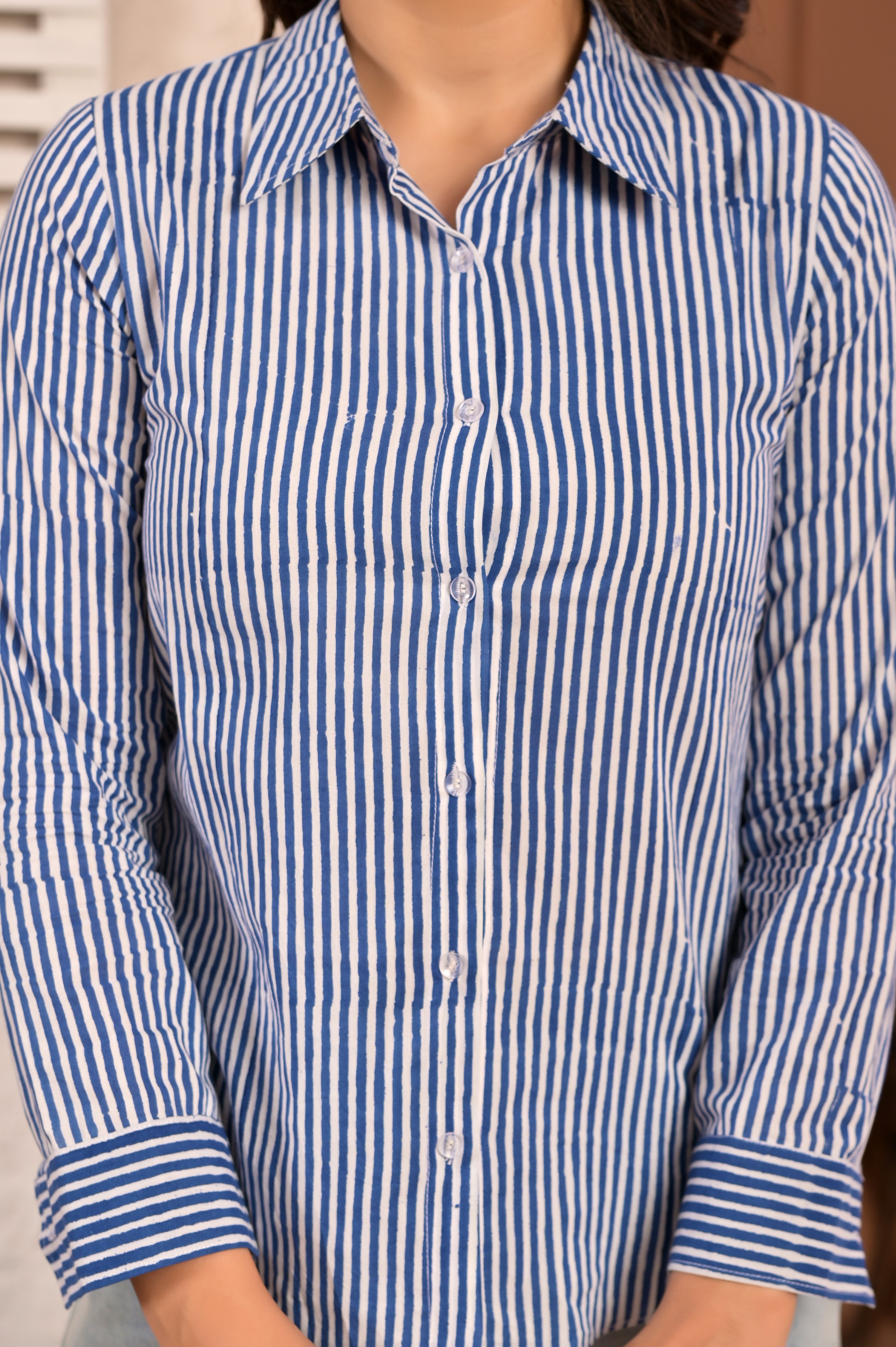 Blue Striped Shirt