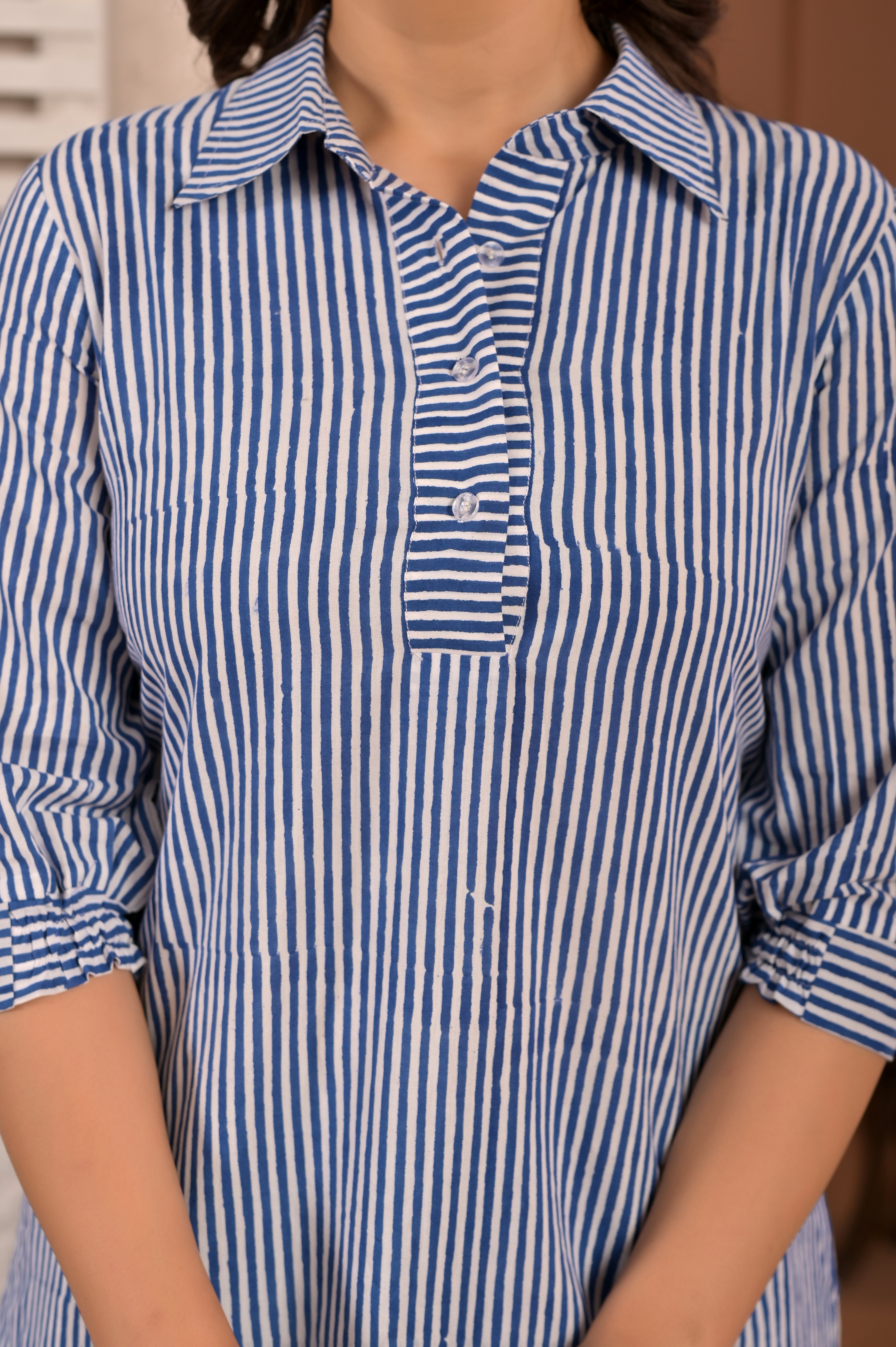 The Cotton Stripe Kurta