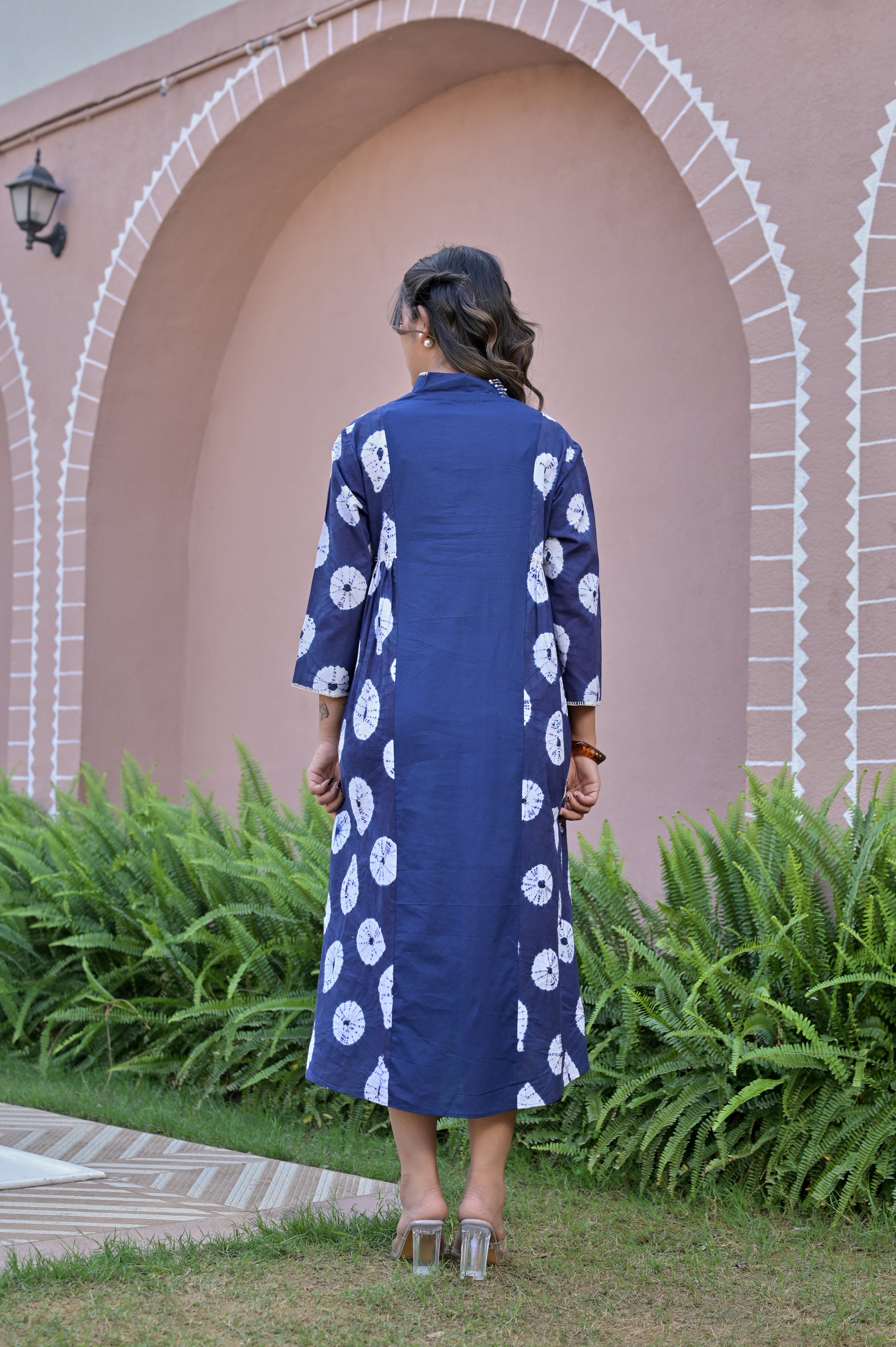 The Midnight Shibori Stitched Column