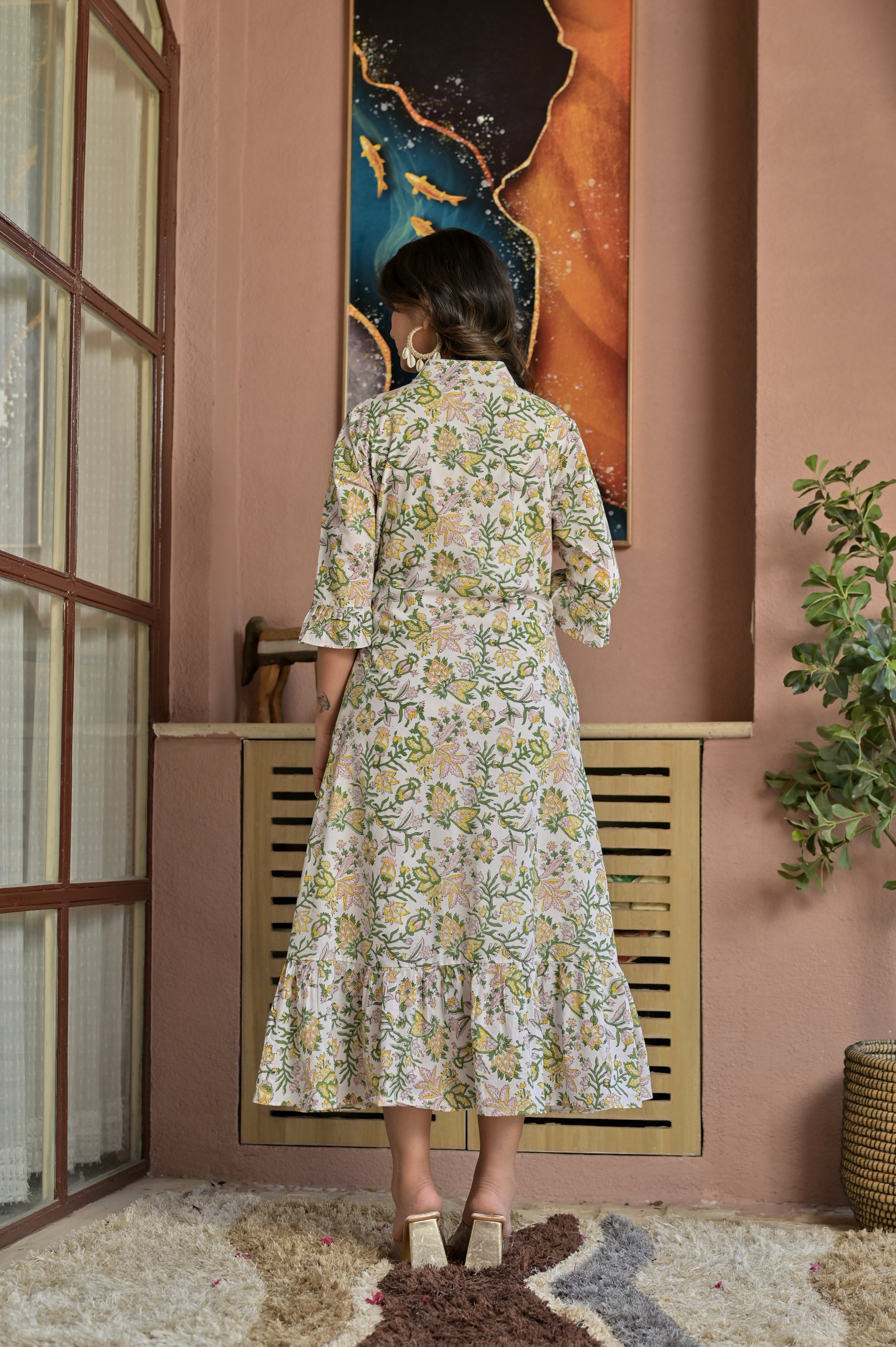 Floral MIDI Dress