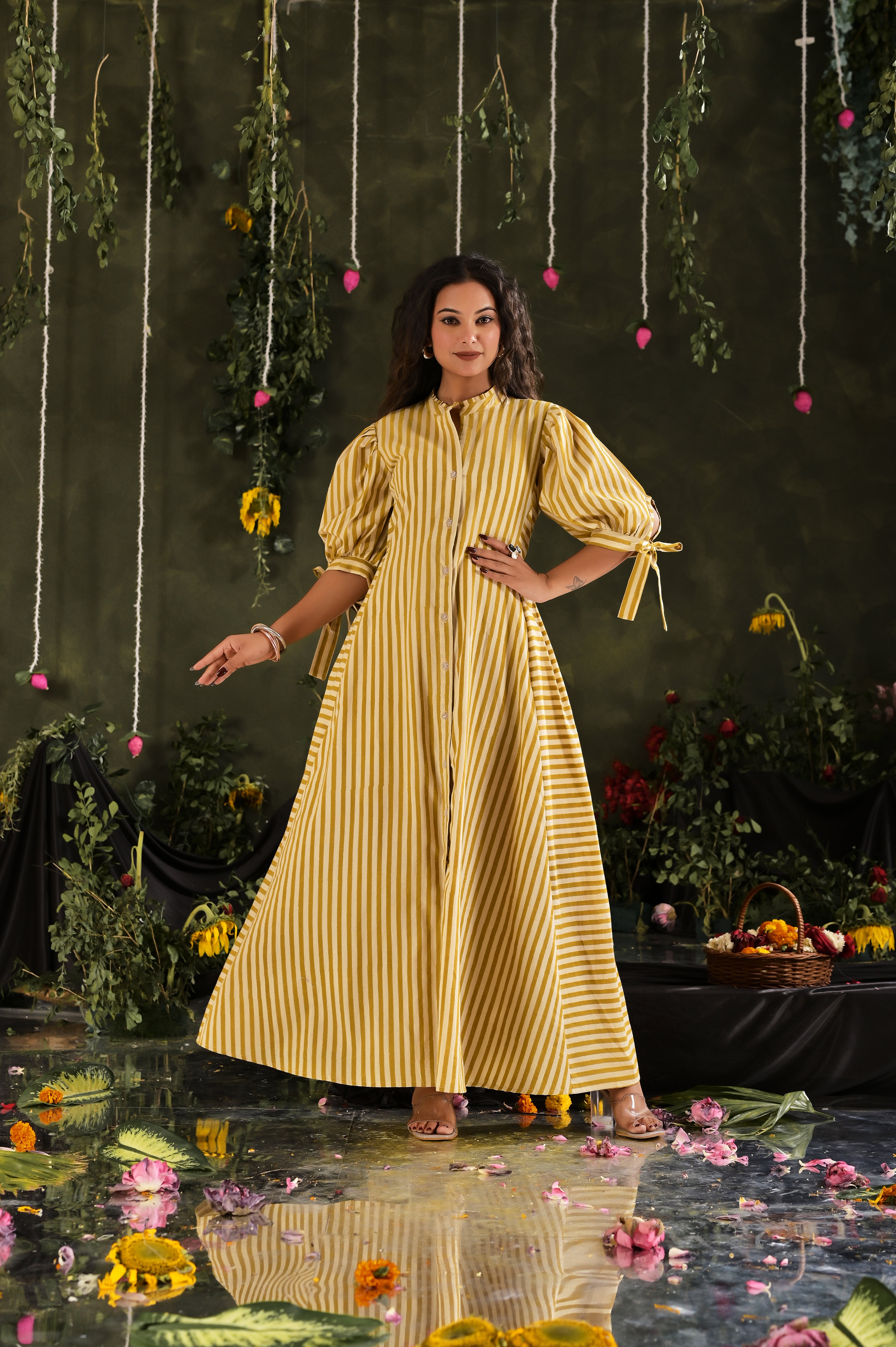 The Good Vibes Stripe Dress