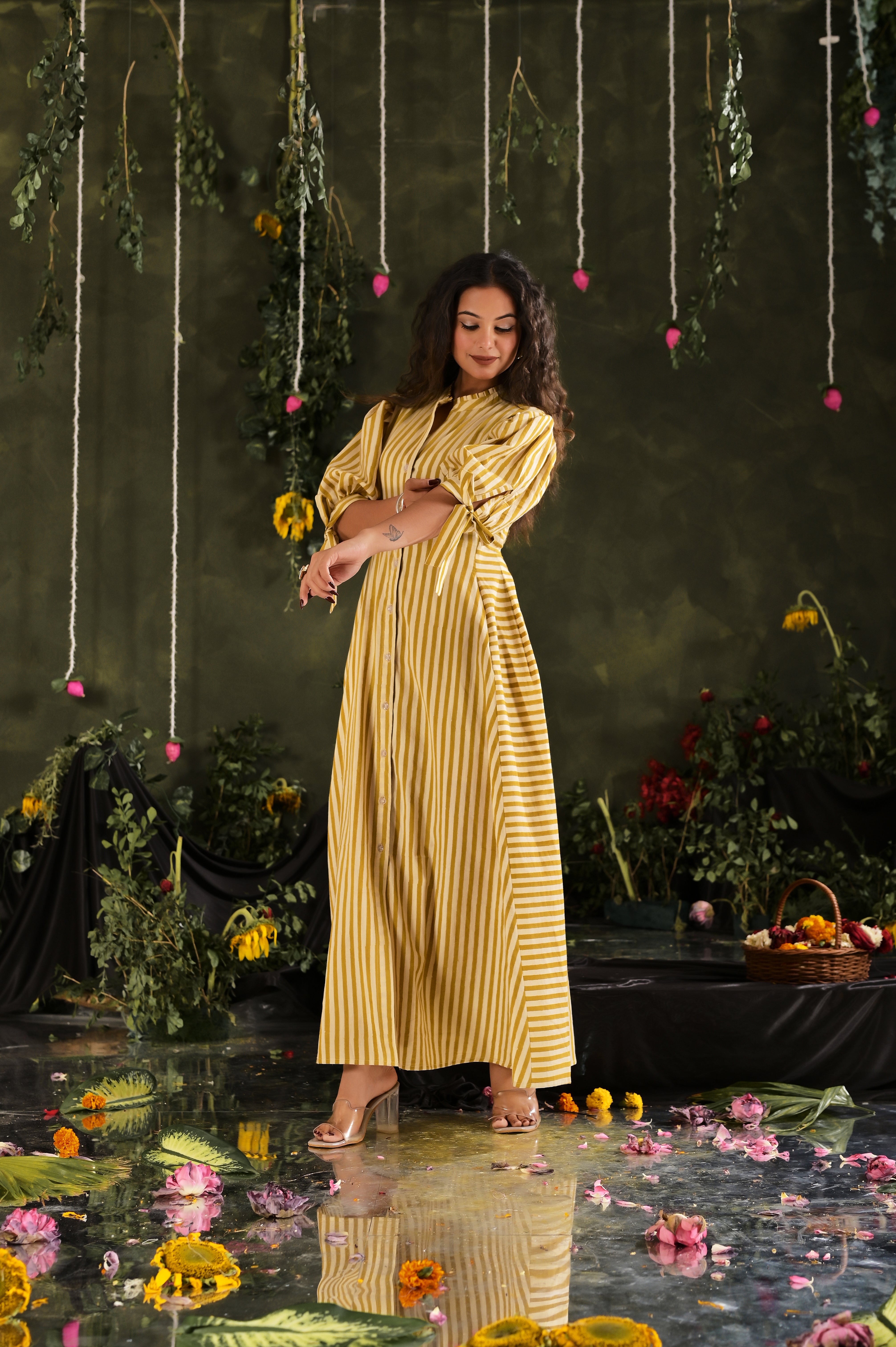 The Good Vibes Stripe Dress
