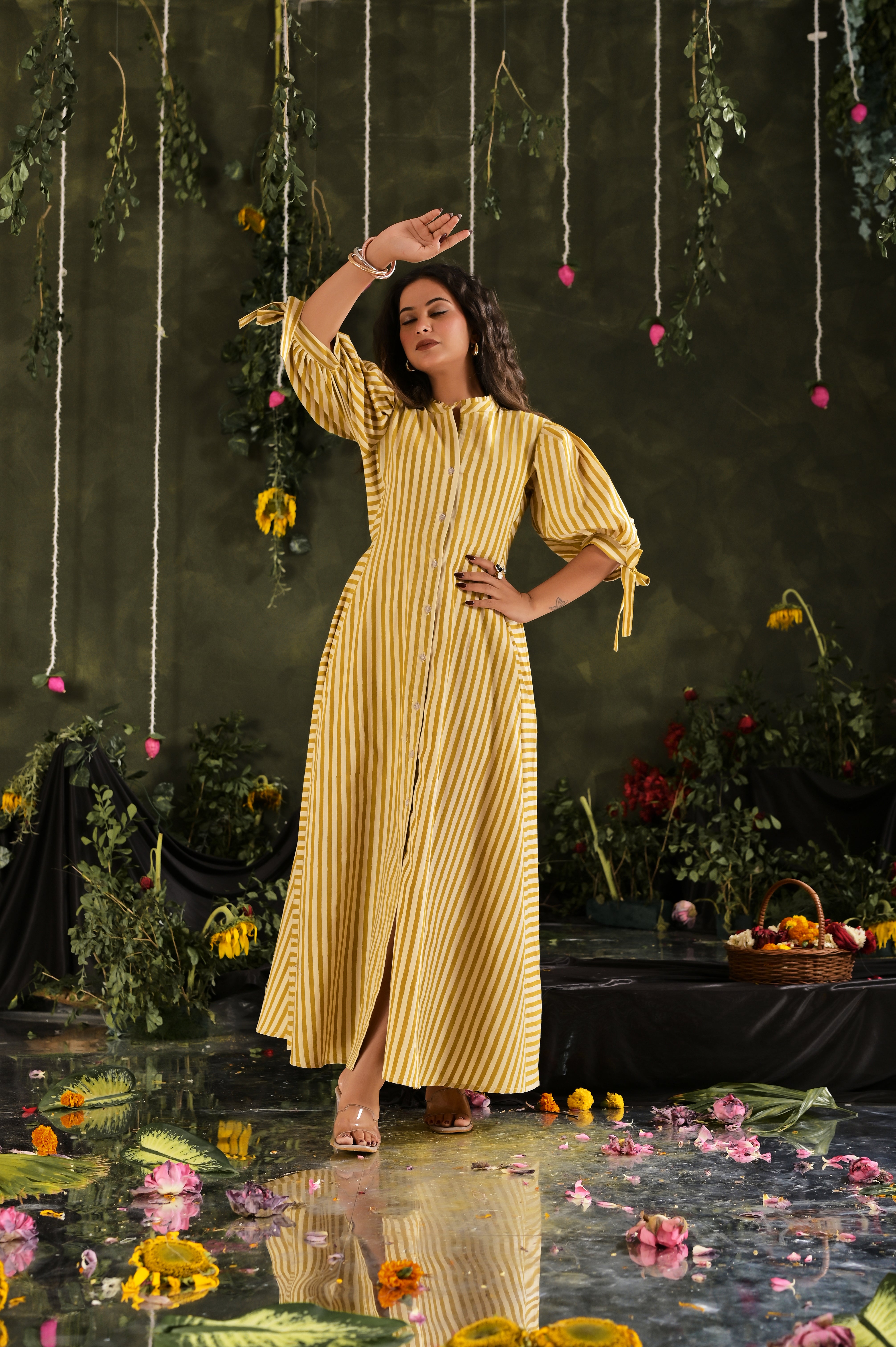 The Good Vibes Stripe Dress