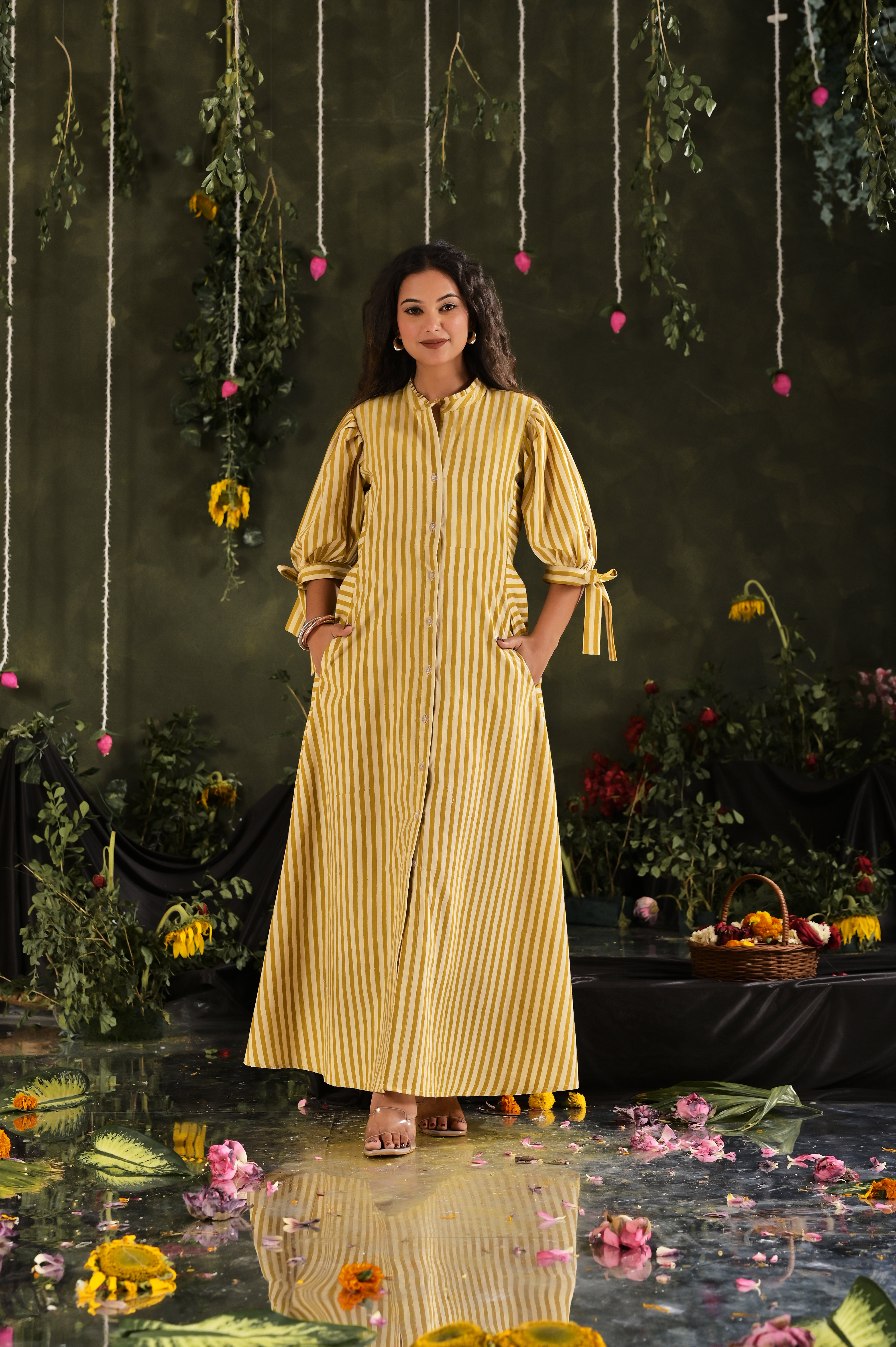 The Good Vibes Stripe Dress