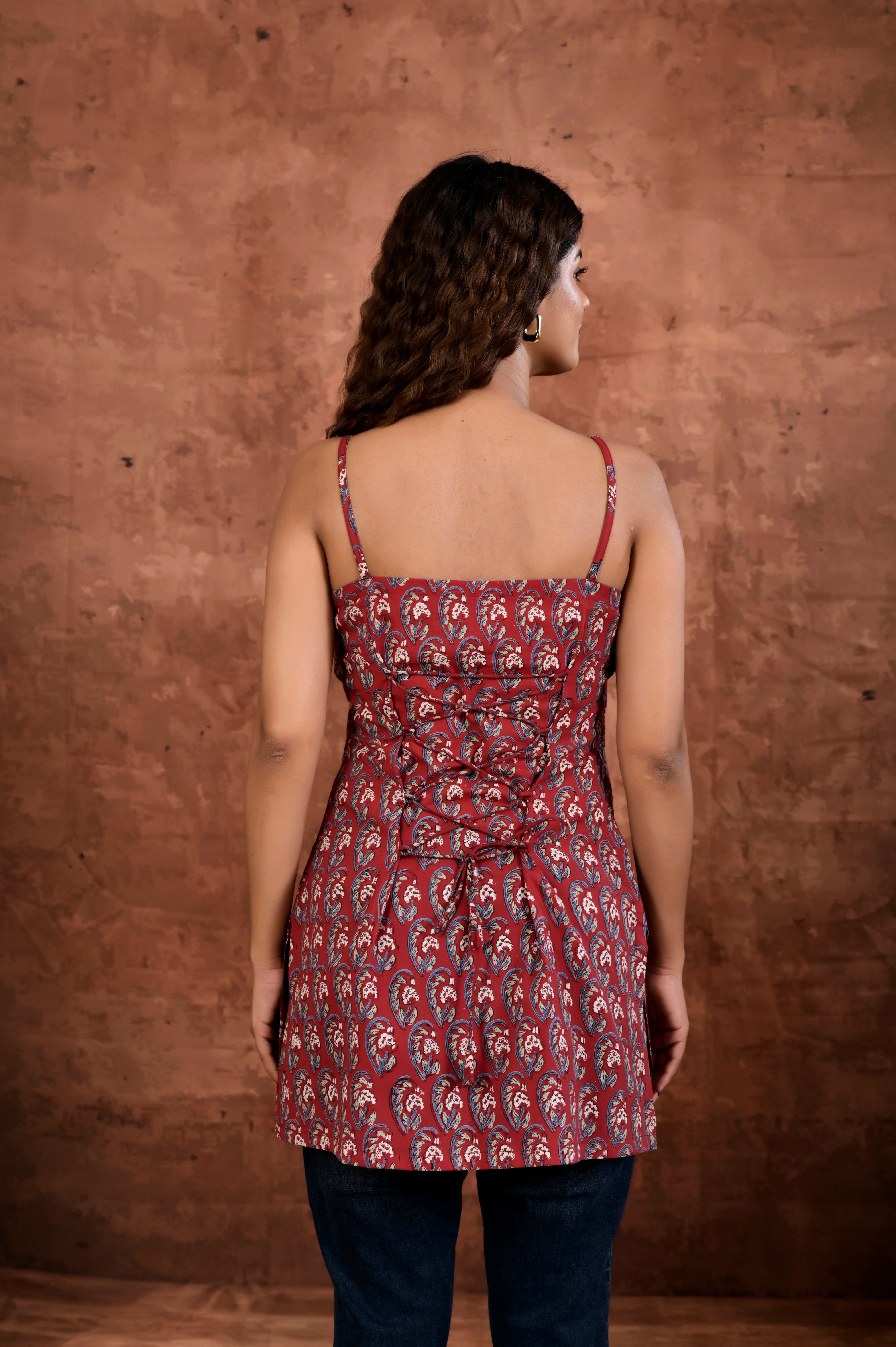 Sleeve-Switch Motif Kurta