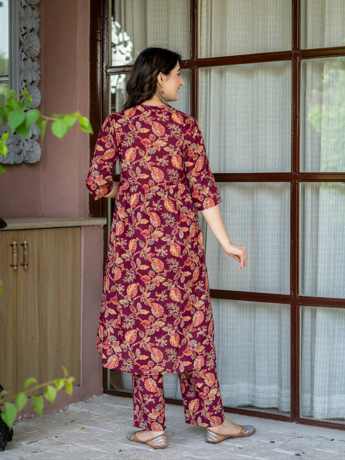 Midnight Lavender Festive Kurta Set