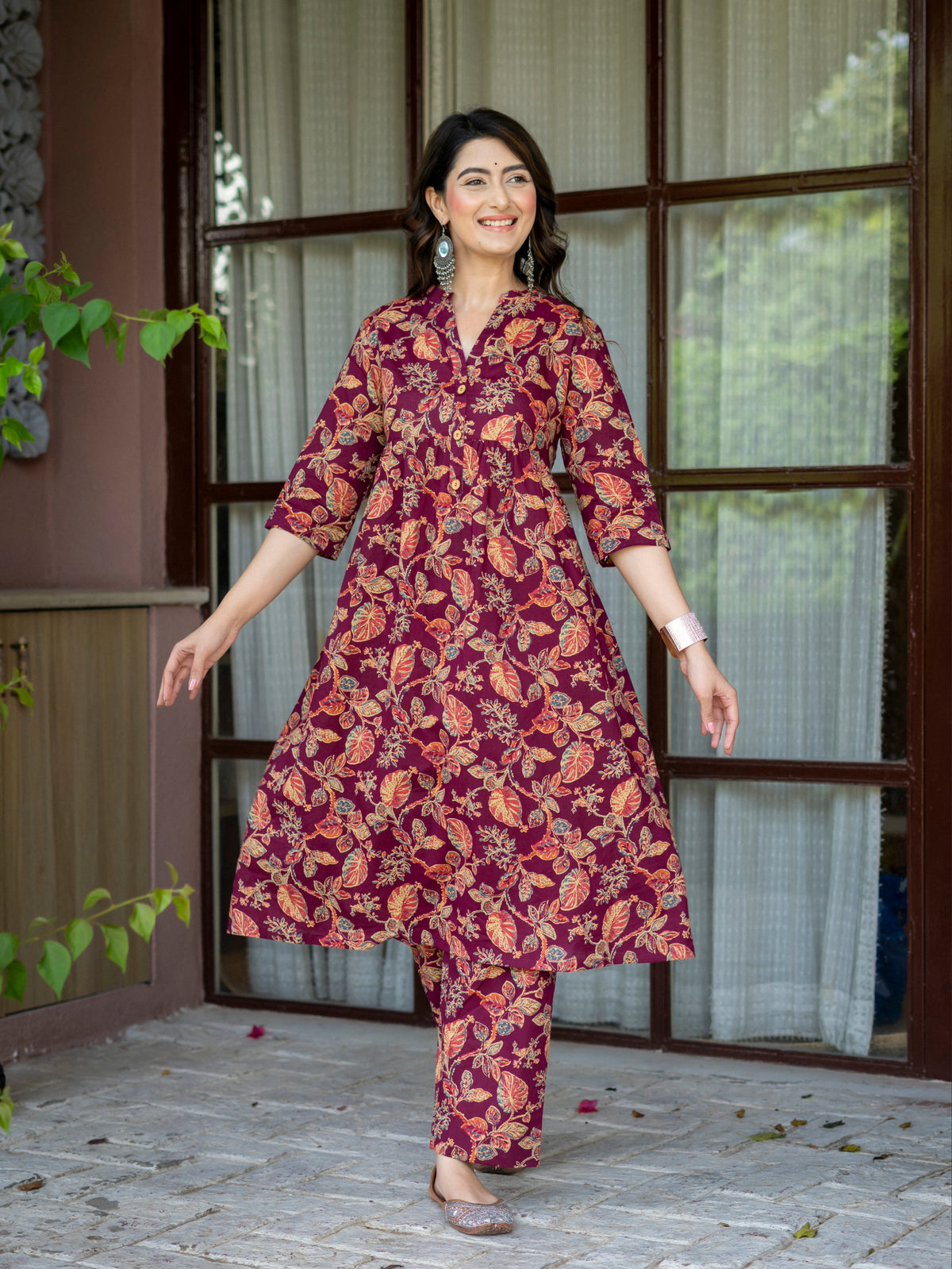 Midnight Lavender Festive Kurta Set