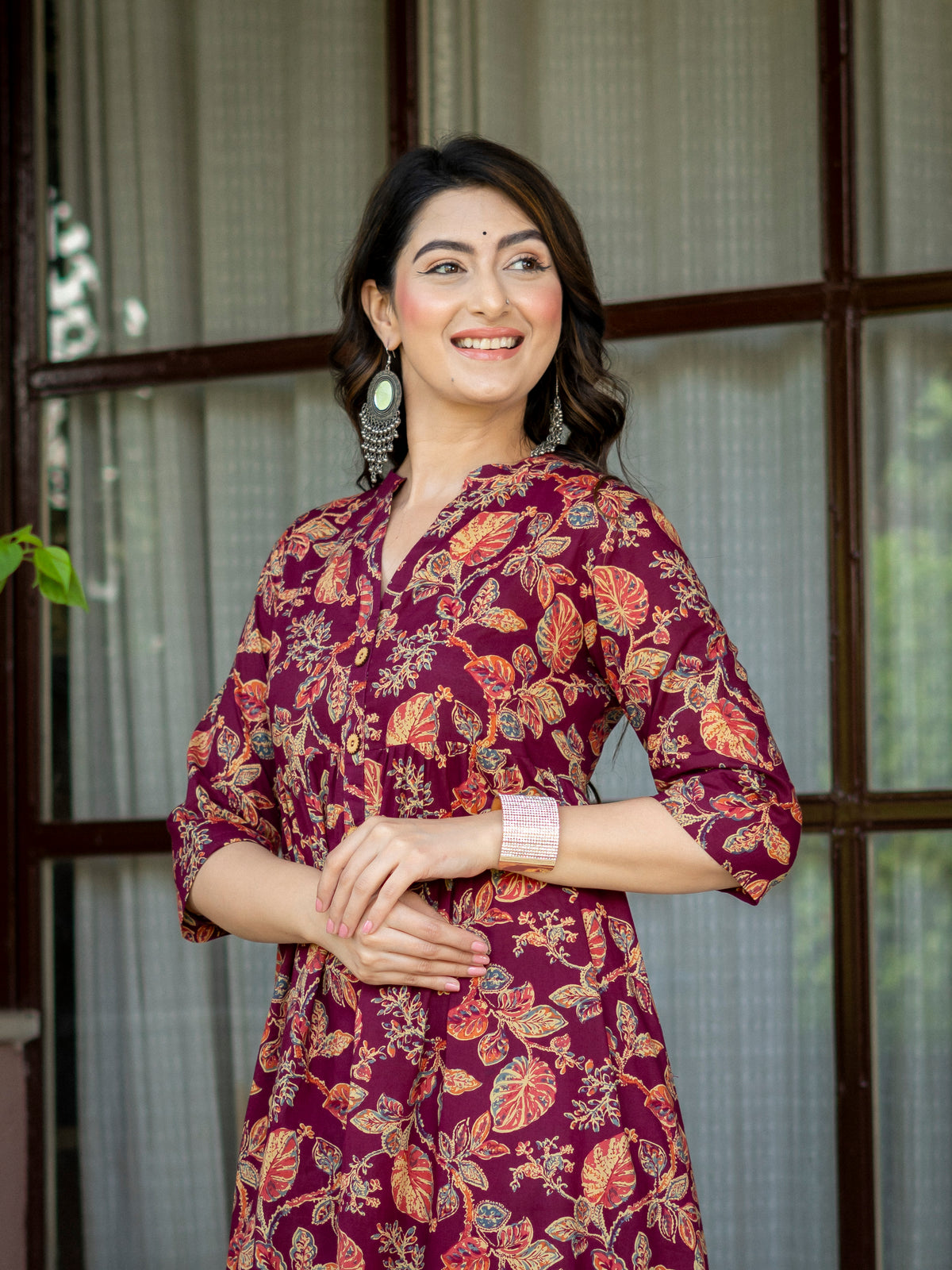 Midnight Lavender Festive Kurta Set