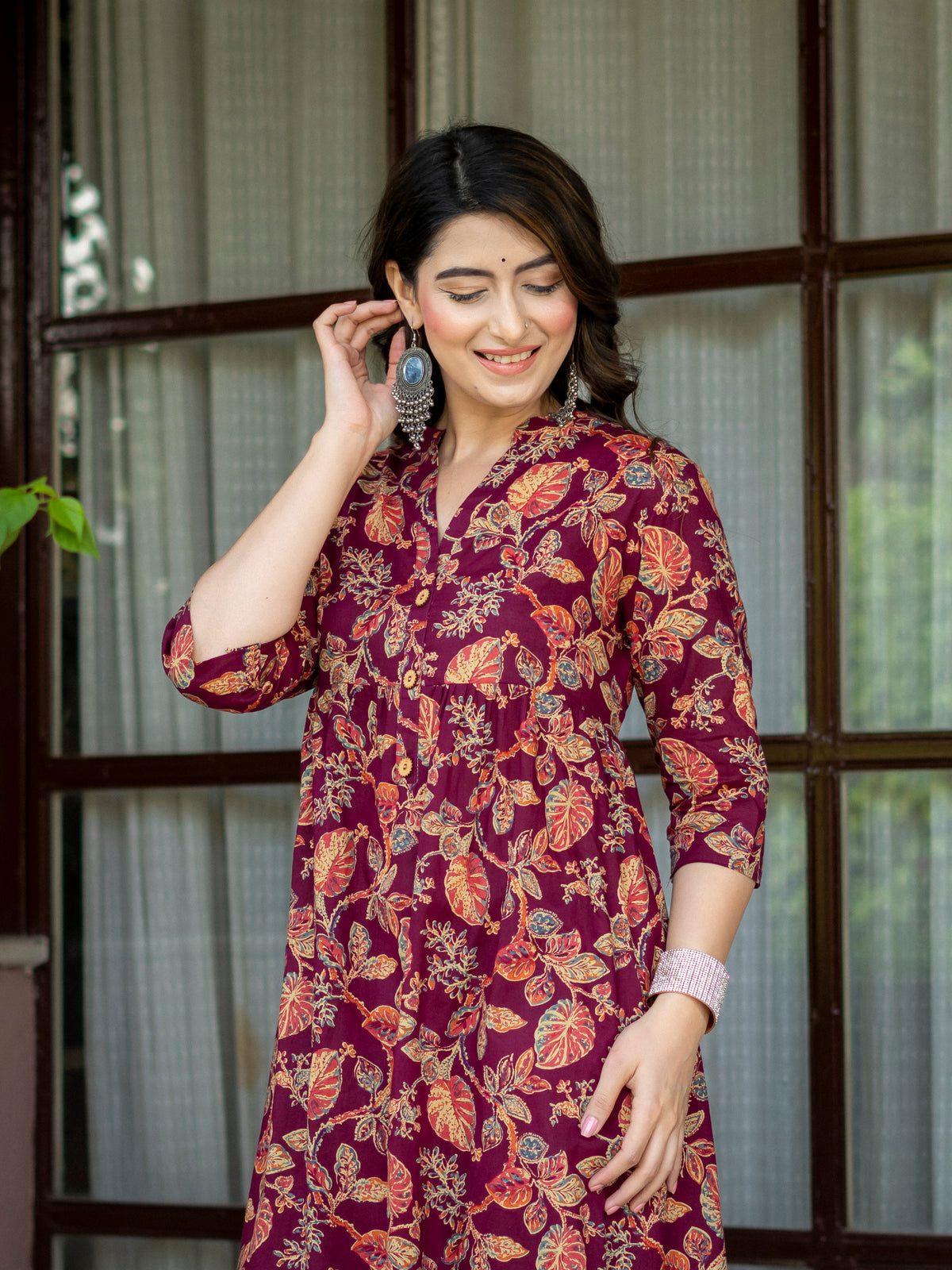 Midnight Lavender Festive Kurta Set