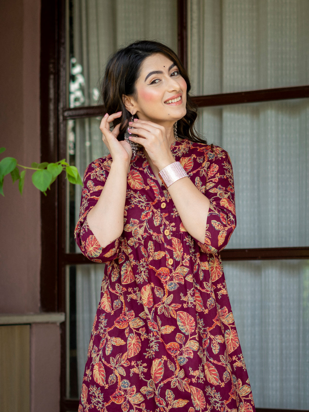 Midnight Lavender Festive Kurta Set