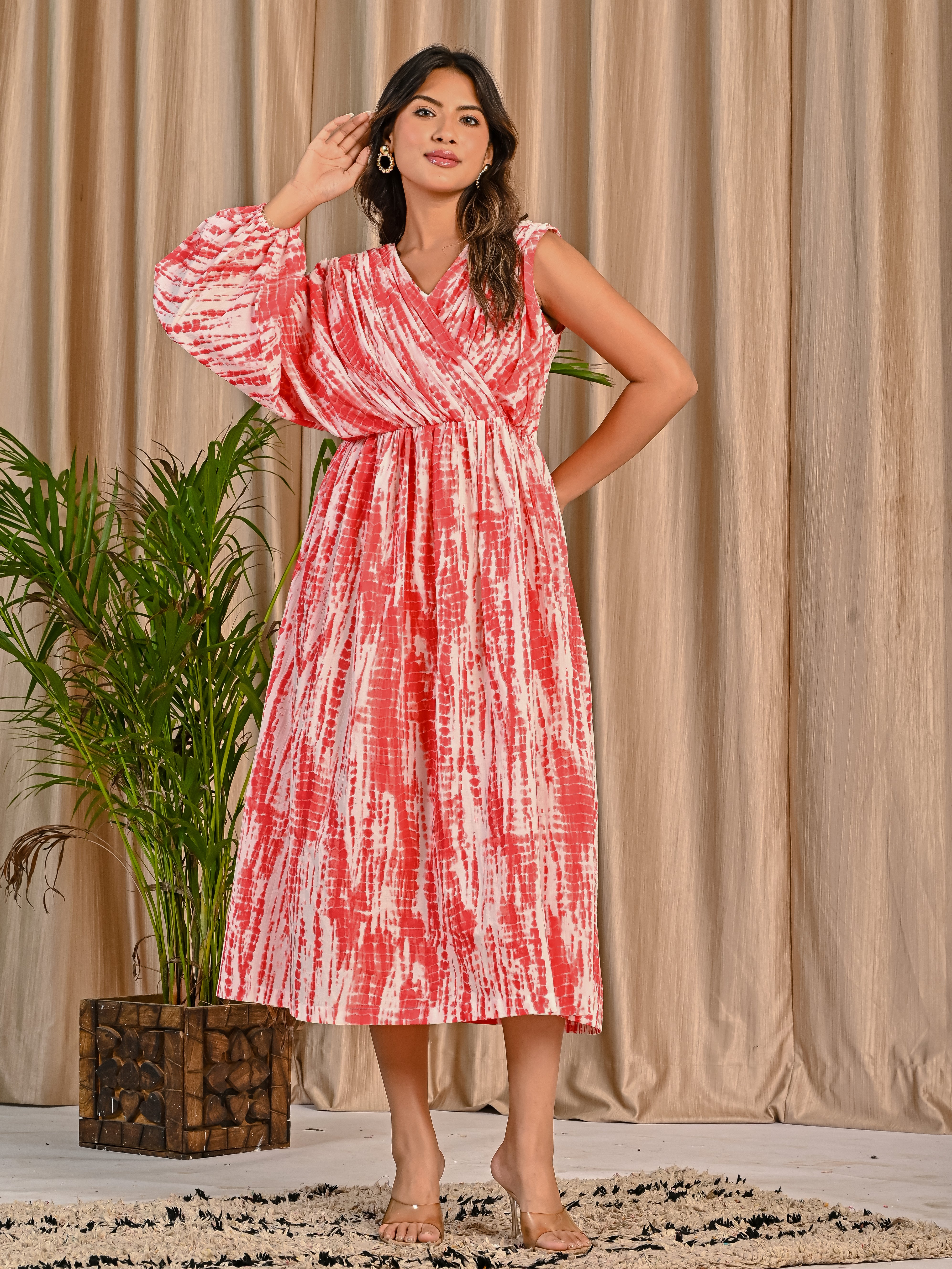 Red and White Tie n Dye