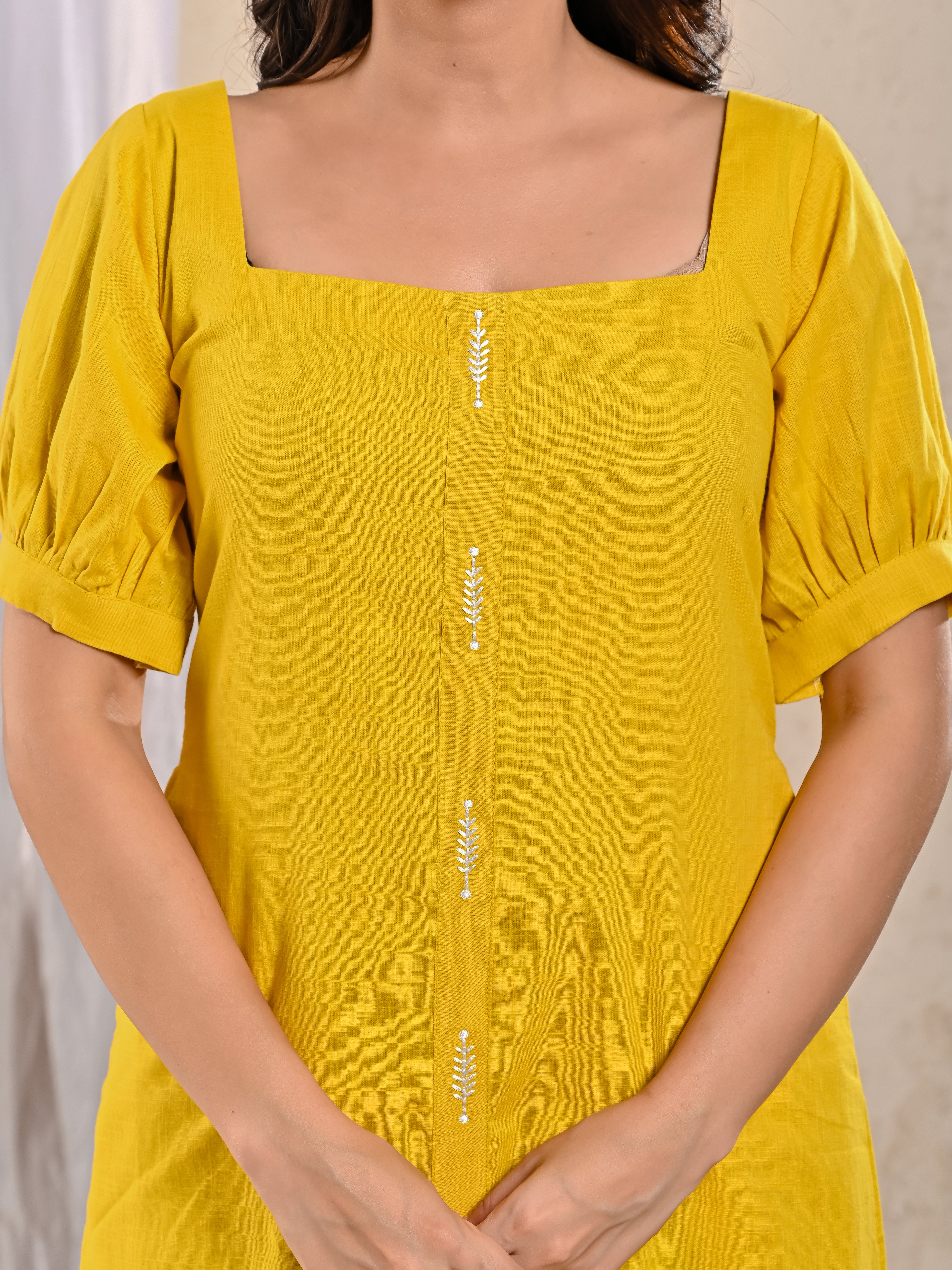 Hand Embroidered straight dress