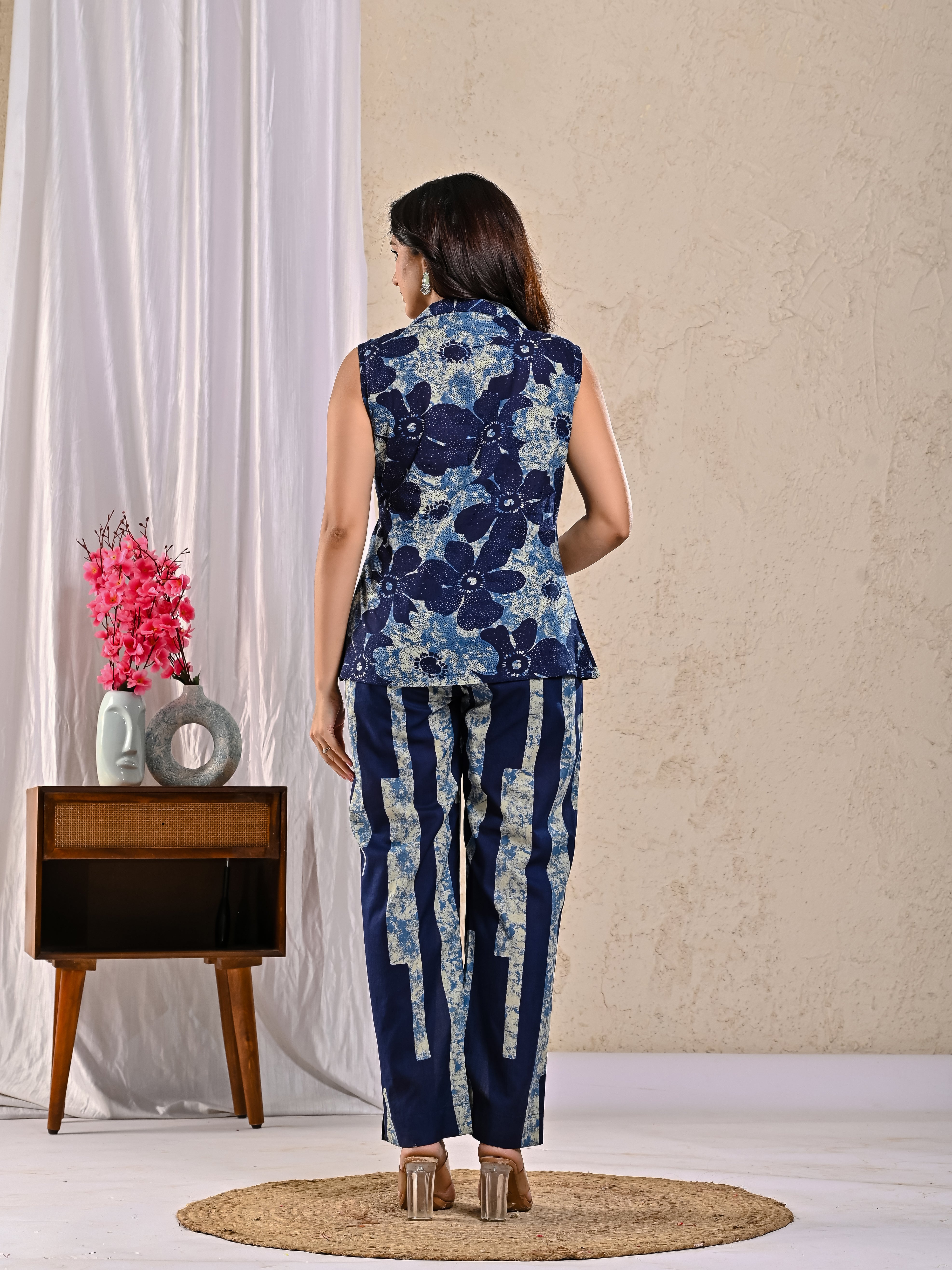 Indigo Mirrorwork Co-Ord