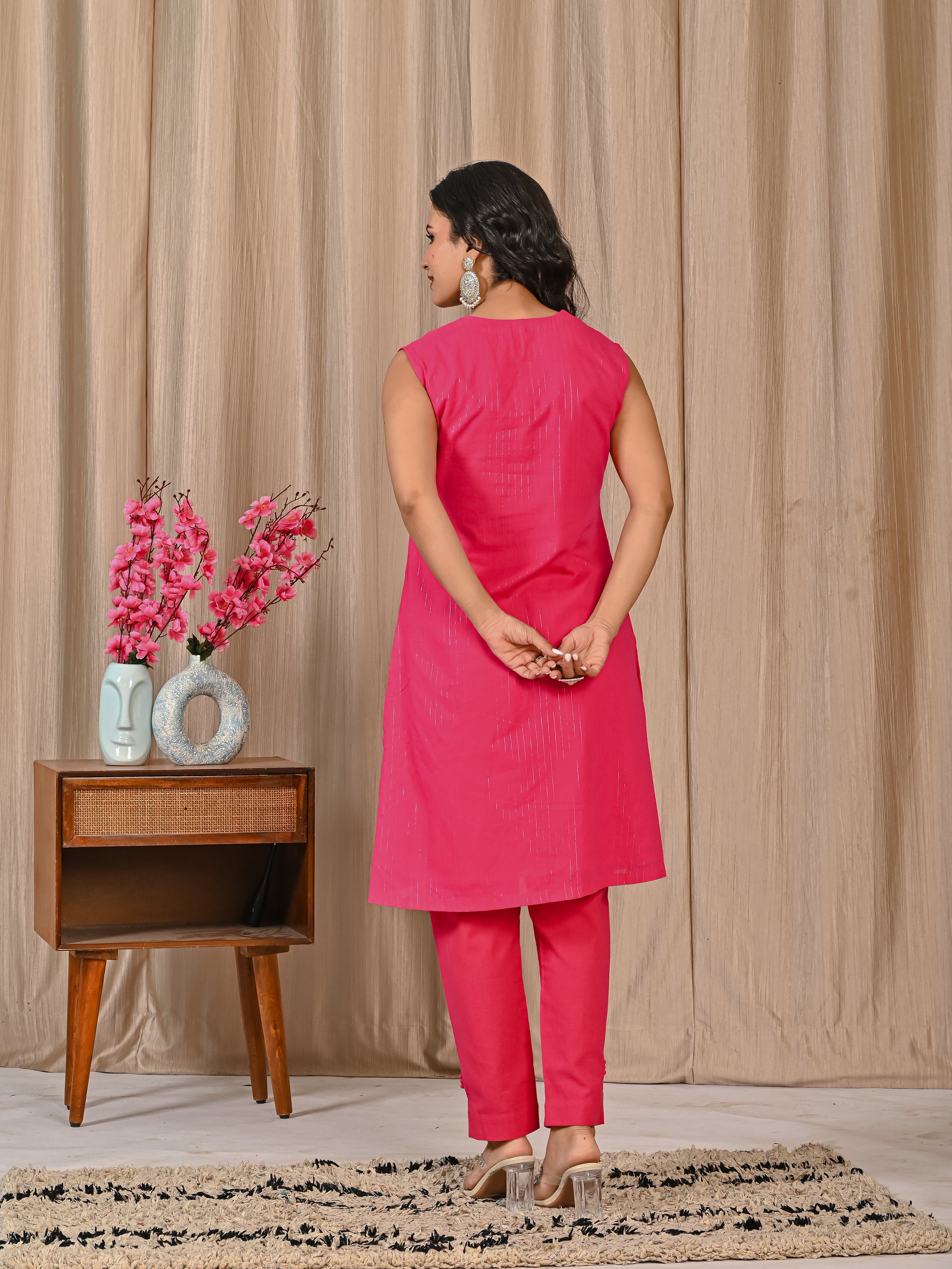 Pink Ethnic Co-Ord Set