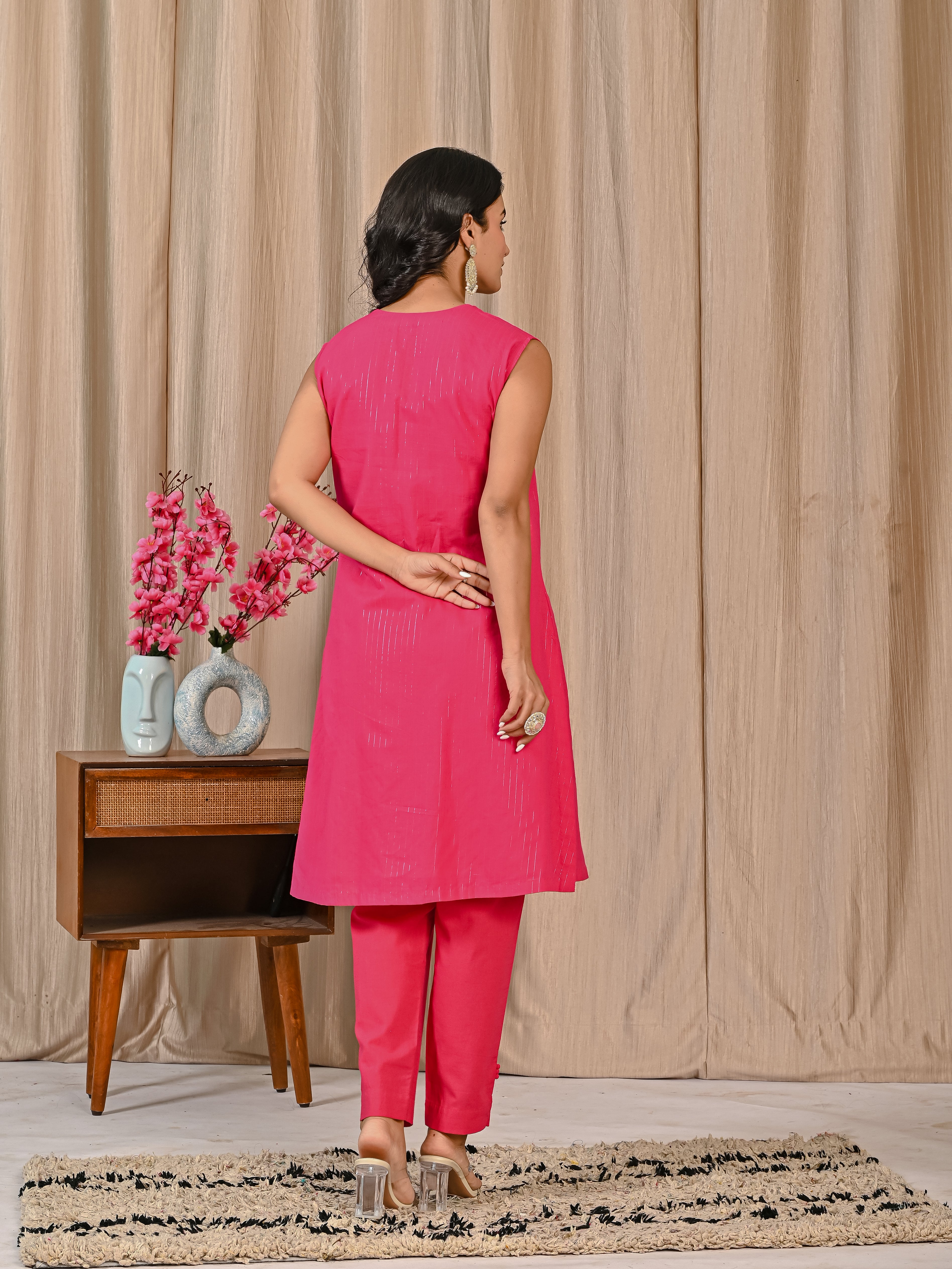 Pink Ethnic Co-Ord Set