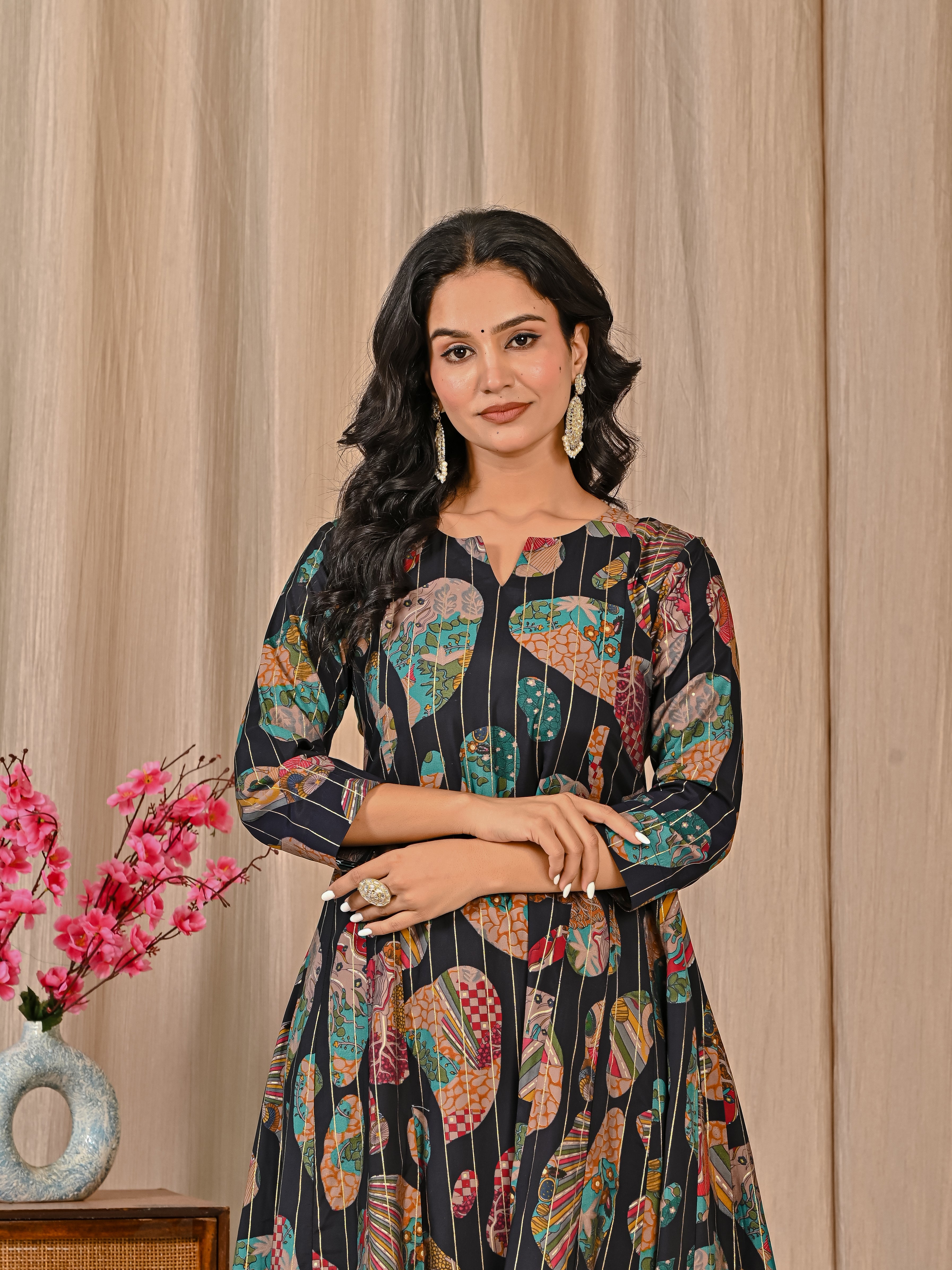 Black Ethnic Co-Ord Set