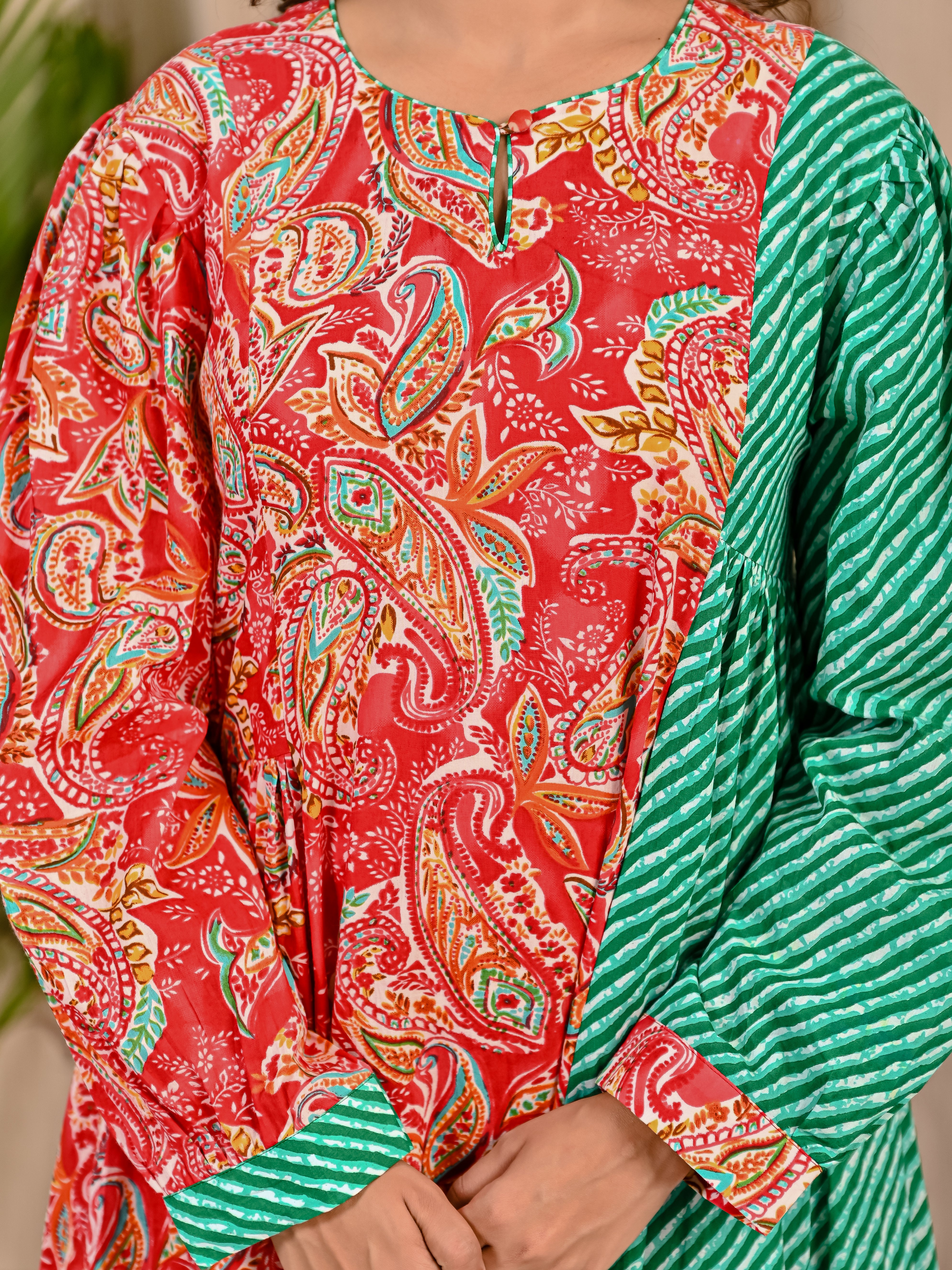 Printed Dress With Leahariya