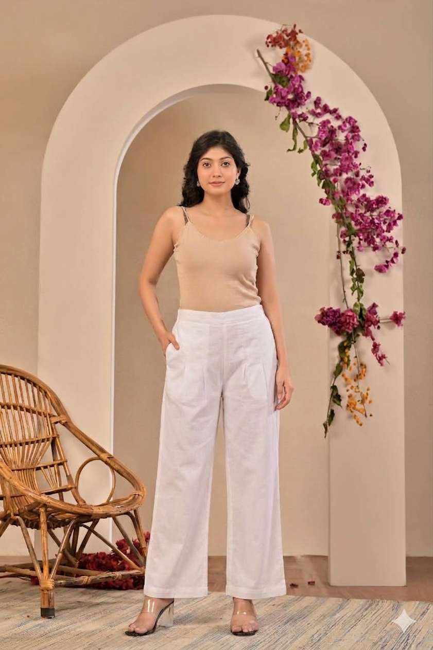 Bell Bottoms - White