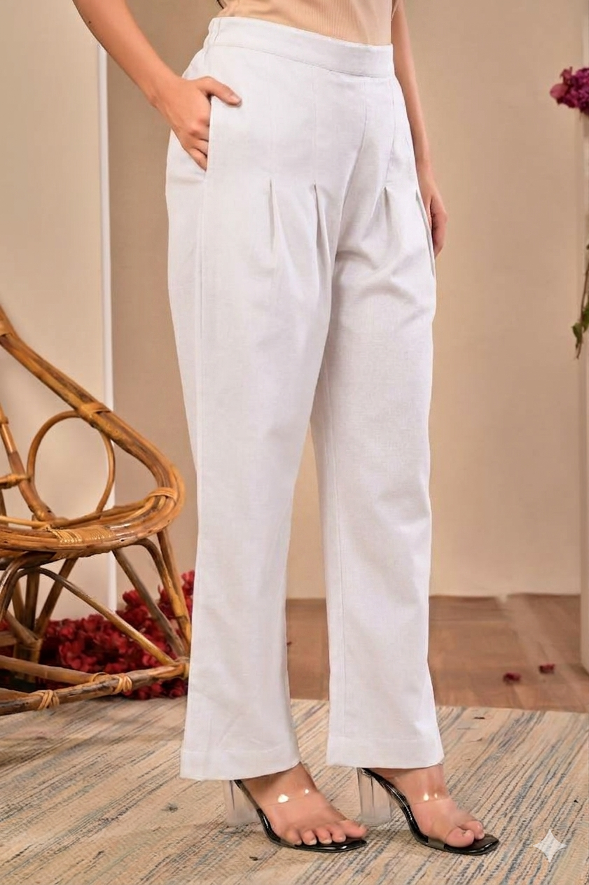 Bell Bottoms - White