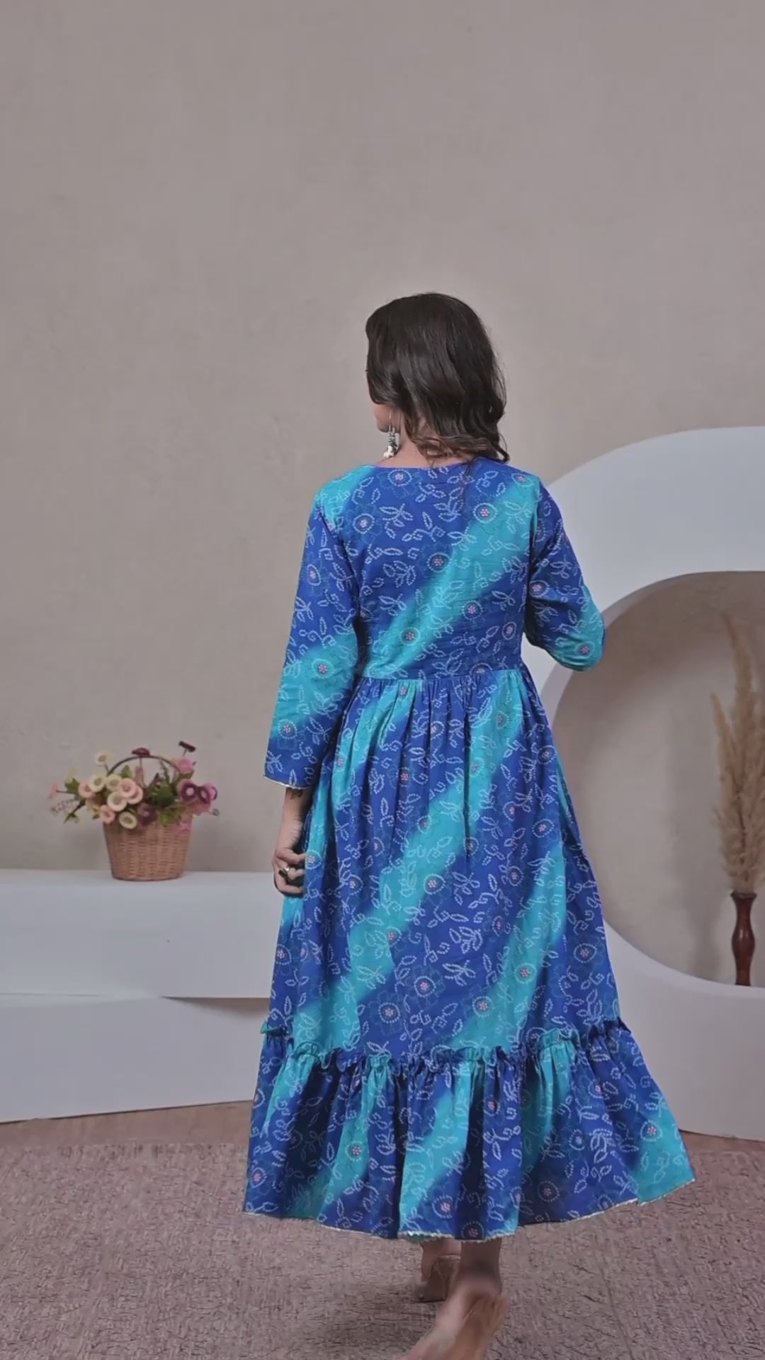 The Noor Collection : Flared Angrakha Fusion Dress